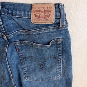 Levi's Women's Slim Straight Jeans - Faded Blue